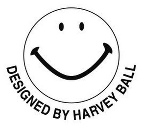 DESIGNED BY HARVEY BALL logo