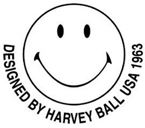 DESIGNED BY HARVEY BALL USA 1963 logo