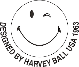 DESIGNED BY HARVEY BALL USA 1963 logo