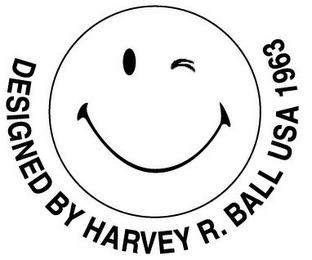 DESIGNED BY HARVEY R. BALL USA 1963 logo