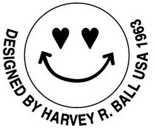DESIGNED BY HARVEY R. BALL USA 1963 logo