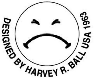 DESIGNED BY HARVEY R. BALL USA 1963 logo