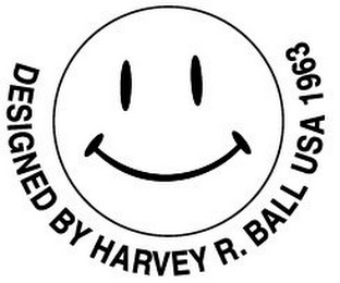 DESIGNED BY HARVEY R. BALL USA 1963 logo