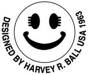 DESIGNED BY HARVEY R. BALL USA 1963 logo