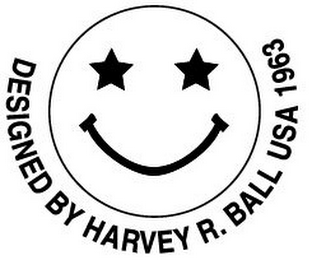 DESIGNED BY HARVEY R. BALL USA 1963 logo