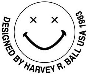 DESIGNED BY HARVEY R. BALL USA 1963 logo