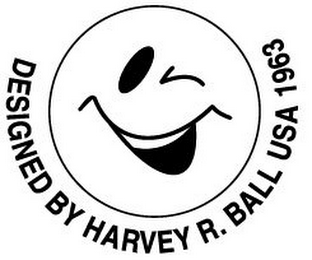 DESIGNED BY HARVEY R. BALL USA 1963 logo