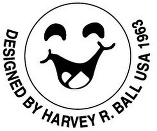 DESIGNED BY HARVEY R. BALL USA 1963 logo