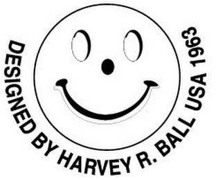 DESIGNED BY HARVEY R. BALL USA 1963 logo