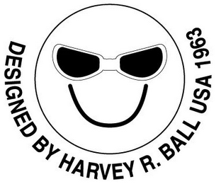 DESIGNED BY HARVEY R. BALL USA 1963 logo