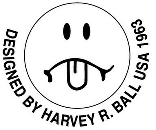 DESIGNED BY HARVEY R. BALL USA 1963 logo