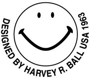 DESIGNED BY HARVEY R. BALL USA 1963 logo
