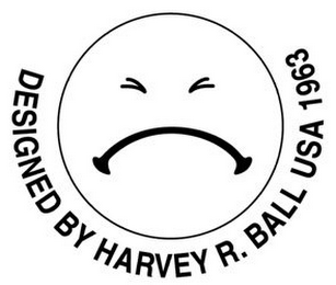 DESIGNED BY HARVEY R. BALL USA 1963 logo