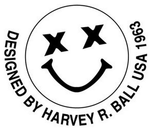 DESIGNED BY HARVEY R. BALL USA 1963 logo