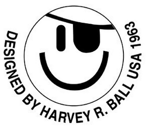 DESIGNED BY HARVEY R. BALL USA 1963 logo