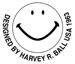 DESIGNED BY HARVEY R. BALL USA 1963 logo