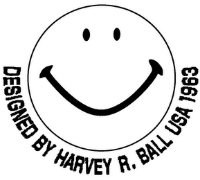 DESIGNED BY HARVEY R.  BALL USA 1963 logo