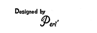DESIGNED BY PERI' logo