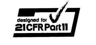 DESIGNED FOR 21 CFR PART 11 logo