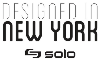 DESIGNED IN NEW YORK SOLO logo