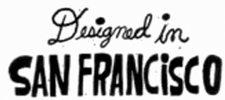 DESIGNED IN SAN FRANCISCO logo