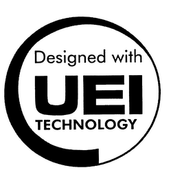 DESIGNED WITH UEI TECHNOLOGY logo