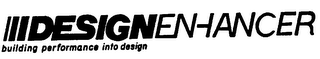 DESIGNENHANCER BUILDING PERFORMANCE INTO DESIGN logo