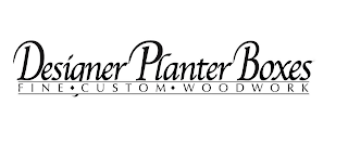 DESIGNER PLANTER BOXES FINE CUSTOM WOODWORK logo
