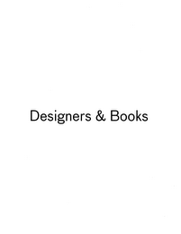 DESIGNERS & BOOKS logo
