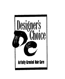 DESIGNER'S CHOICE ARTFULLY-CREATED HAIR CARE logo