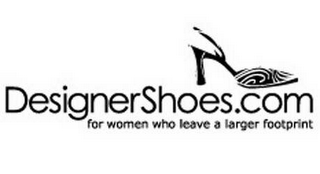 DESIGNERSHOES.COM FOR WOMEN WHO LEAVE A LARGER FOOTPRINT logo