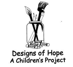 DESIGNS OF HOPE A CHILDREN'S PROJECT logo