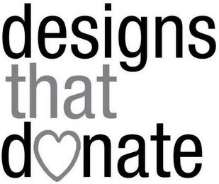 DESIGNS THAT DONATE logo