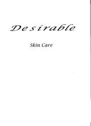 DESIRABLE SKIN CARE logo