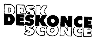DESK DESKONCE SCONCE logo