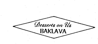 DESSERTS ON US BAKLAVA logo
