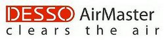 DESSO AIRMASTER CLEARS THE AIR logo