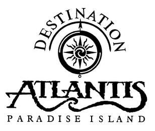 DESTINATION ATLANTIS PARADISE ISLAND logo