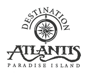 DESTINATION ATLANTIS PARADISE ISLAND logo