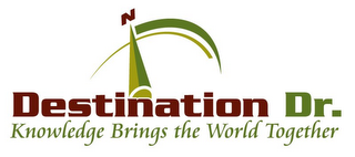 DESTINATION DR. KNOWLEDGE BRINGS THE WORLD TOGETHER N logo