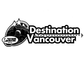 DESTINATION VANCOUVER US FIGURE SKATING 2010 logo