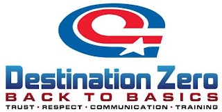 DESTINATION ZERO BACK TO BASICS TRUST · RESPECT · COMMUNICATION · TRAINING C logo