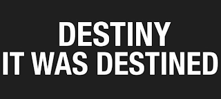 DESTINY IT WAS DESTINED logo