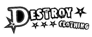 DESTROY CLOTHING logo
