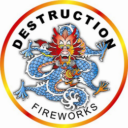 DESTRUCTION FIREWORKS logo