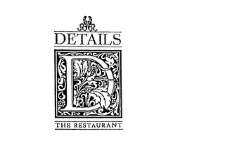 DETAILS THE RESTAURANT D logo
