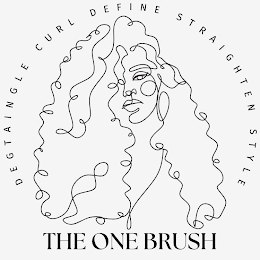 DETANGLE CURL DEFINE STRAIGHTEN STYLE THE ONE BRUSH logo
