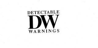 DETECTABLE DW WARNINGS logo