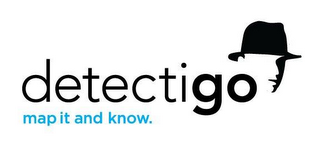 DETECTIGO MAP IT AND KNOW. logo