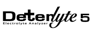 DETERLYTE 5 ELECTROLYTE ANALYZER logo